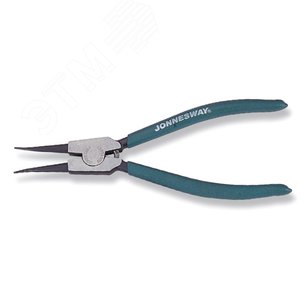 AG010008 Щипцы прямые для стопорных колец с ПВХ рукоятками, разжим, 180 мм, 19-60 мм