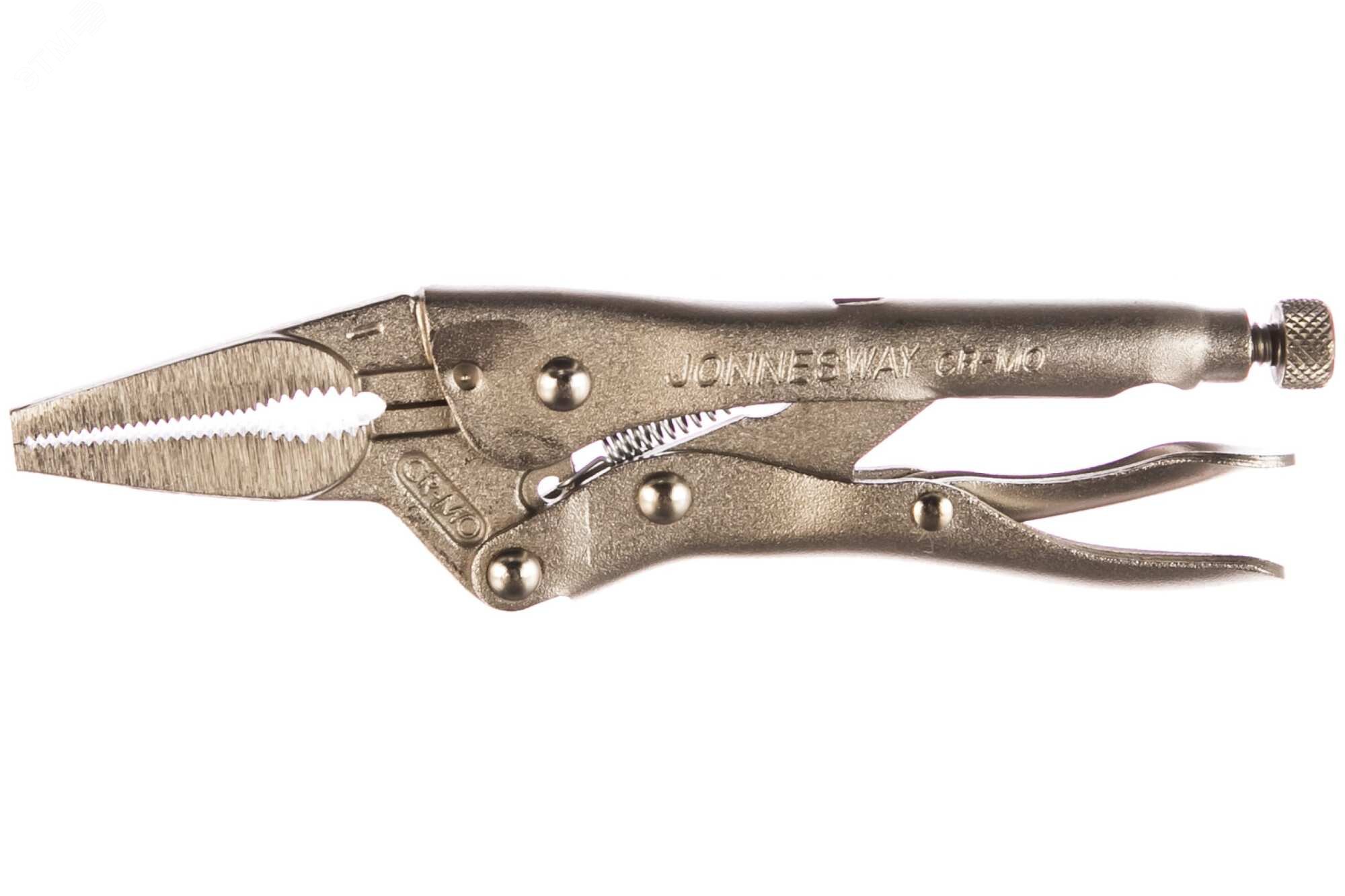 P36M06A Зажим ручной с фиксацией, и удлиненными губками, 160 мм, 0-50 мм