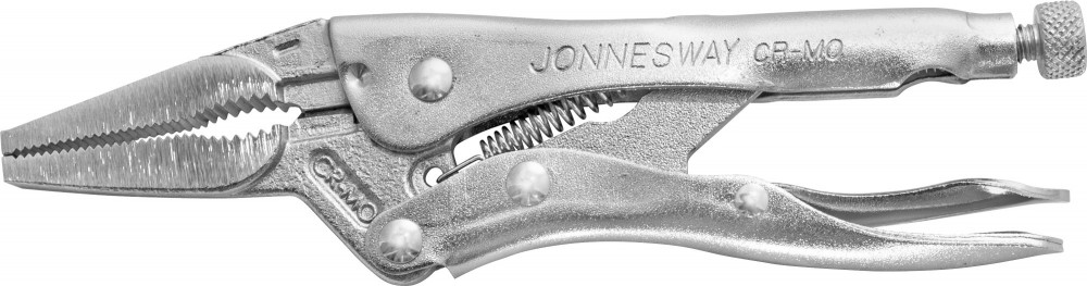 P36M06A Зажим ручной с фиксацией, и удлиненными губками, 160 мм, 0-50 мм