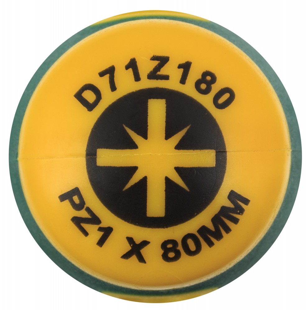 D71Z180 Отвертка стержневая POZIDRIV® ANTI-SLIP GRIP, PZ1x80