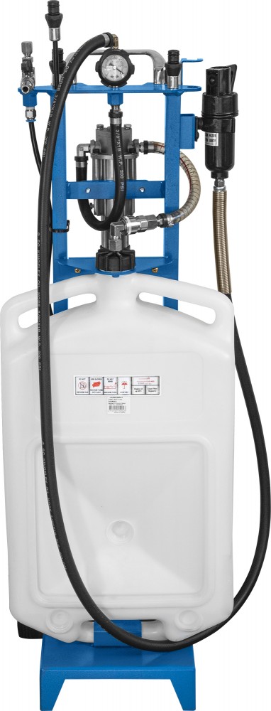 AE300025 Приспособление для отбора технических жидкостей. Пневматический привод. 16 л