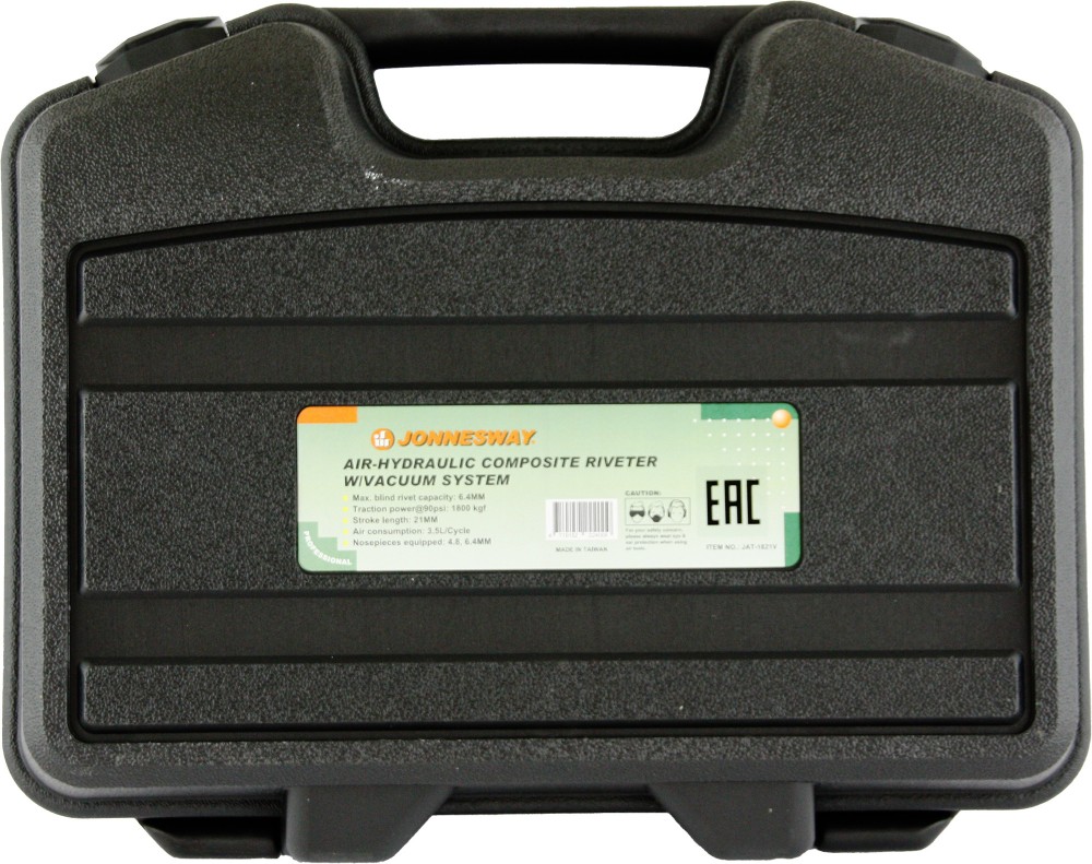 JAT-1821V Заклепочник гидропневматический композитный, 4.8 - 6.4 мм