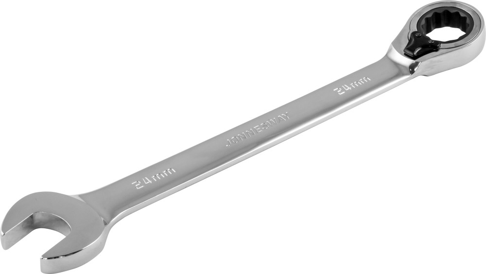 W106124 (W60124) Ключ гаечный комбинированный трещоточный с реверсом, 24 мм