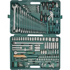 S04H524128S (S04H524128S18) Набор инструмента универсальный 1/4", 1/2"DR, 128 предметов