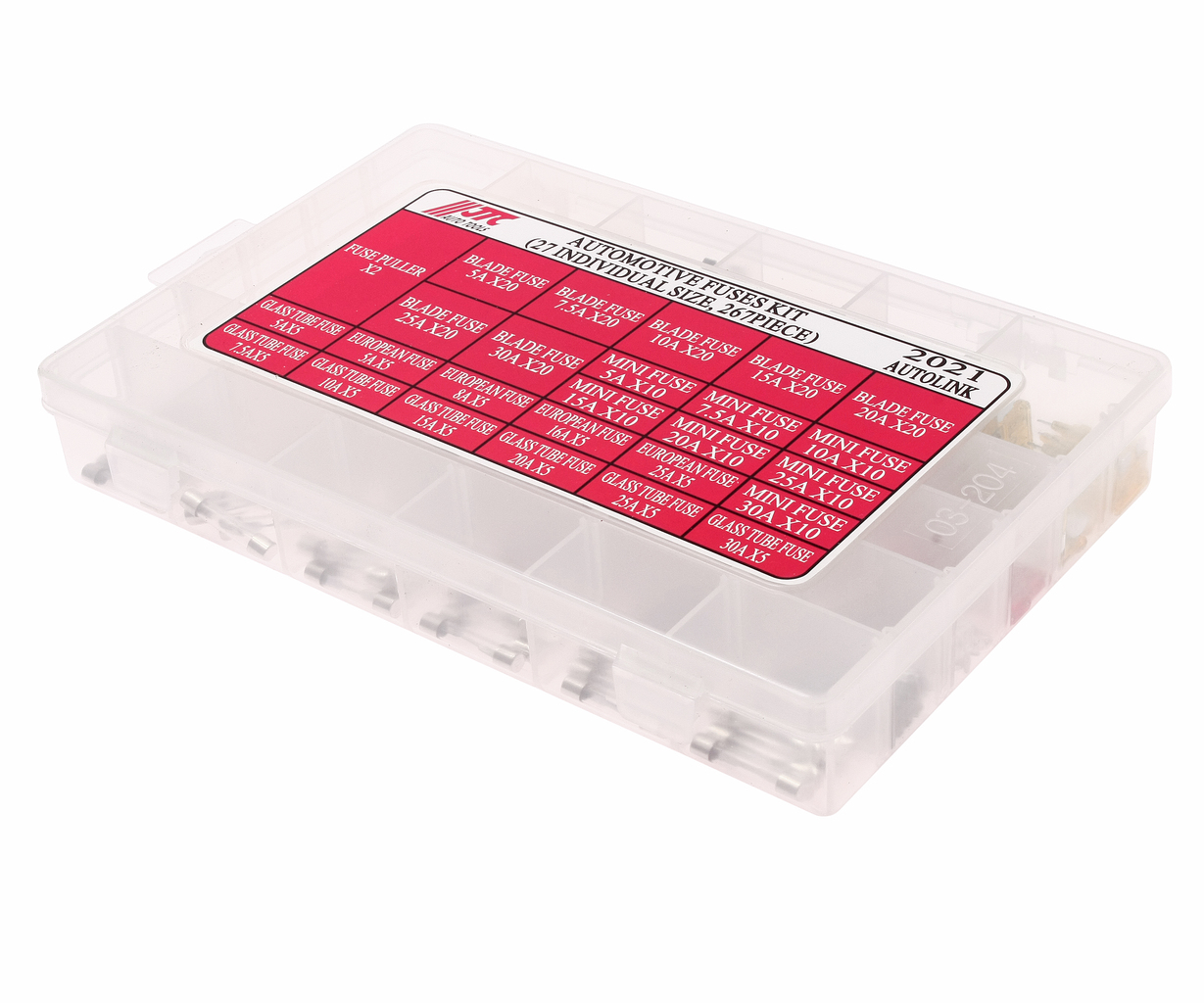 Предохранитель 5-35А (в боксе) набор 267шт. JTC