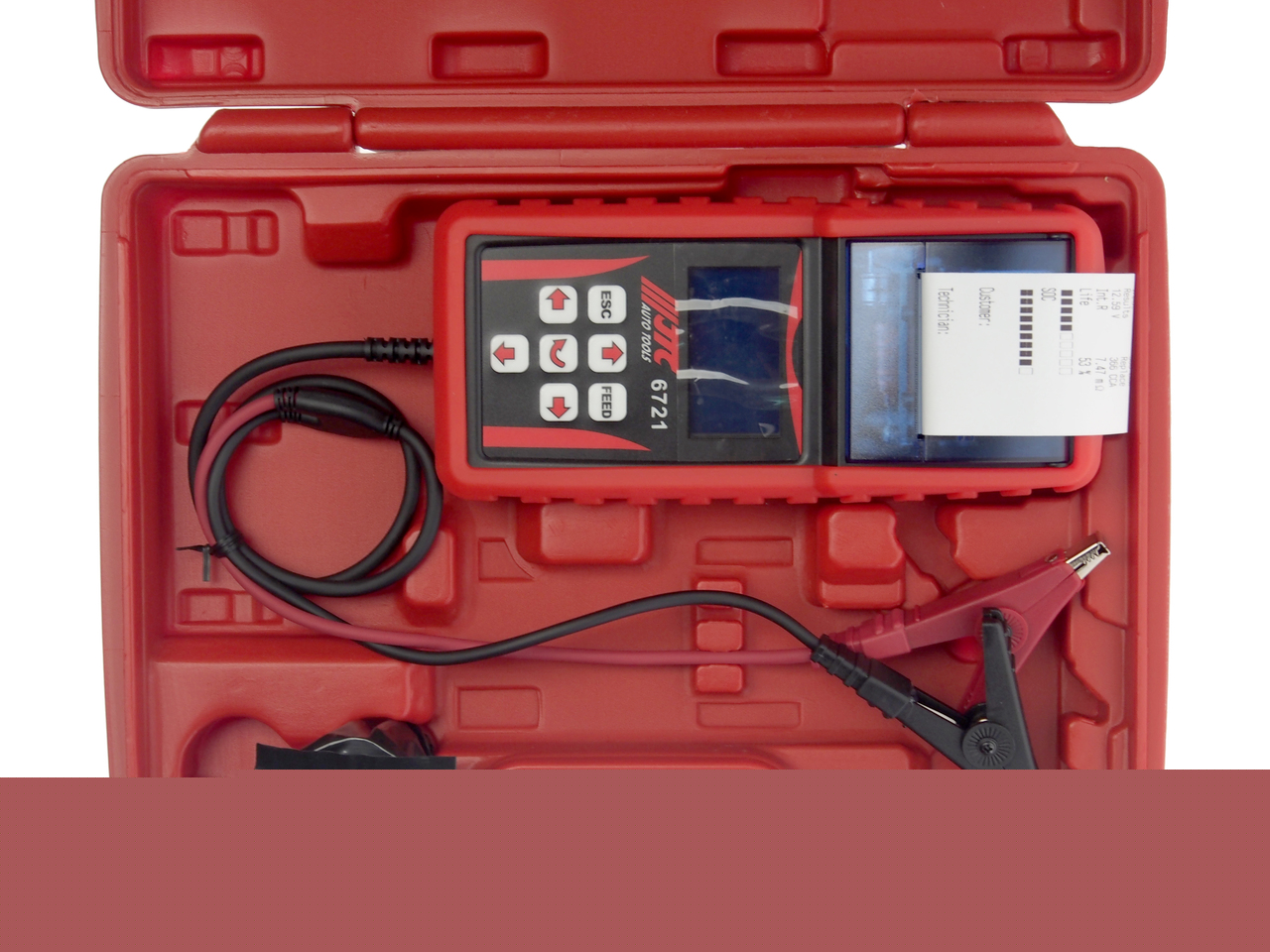 Тестер для АКБ цифровой с принтером 12-24V JTC