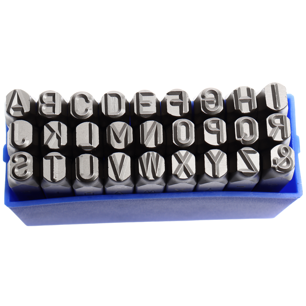 Клейма буквенные латиница 8мм (HRC 60+-2° DIN 1451) JTC