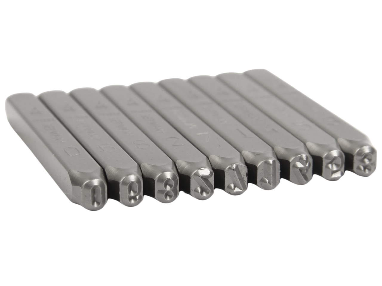 Клейма цифровые 4мм (HRC 60+-2град. DIN 1451) JTC