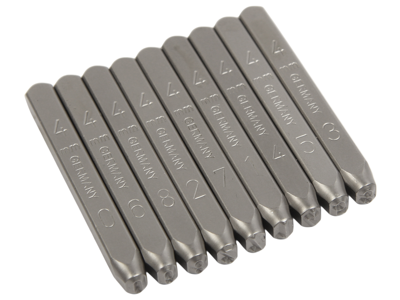 Клейма цифровые 4мм (HRC 60+-2град. DIN 1451) JTC