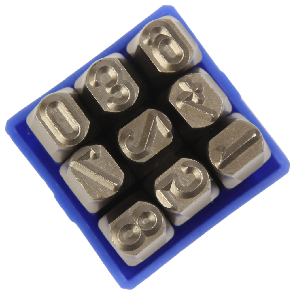 Клейма цифровые 8мм (HRC 60+-2град. DIN 1451) JTC