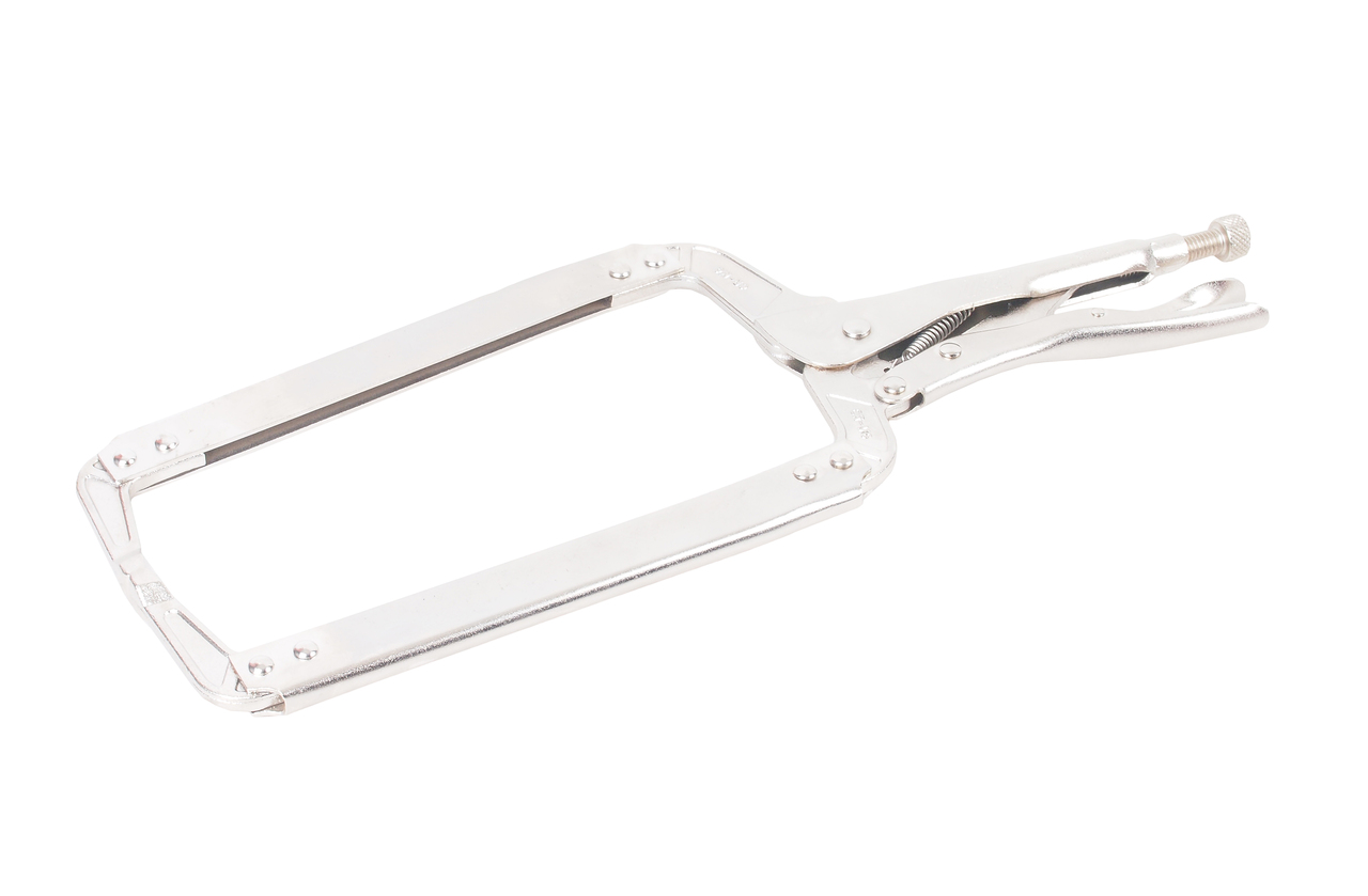 Зажим 18" С-образный с фиксатором для сварочных работ, пайки элементов и узлов JTC