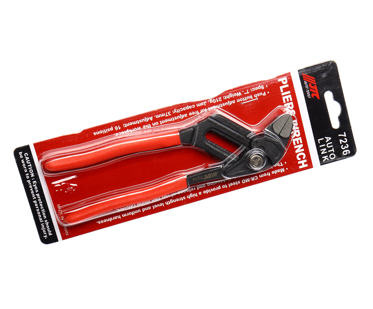 Клещи переставные 7" JTC