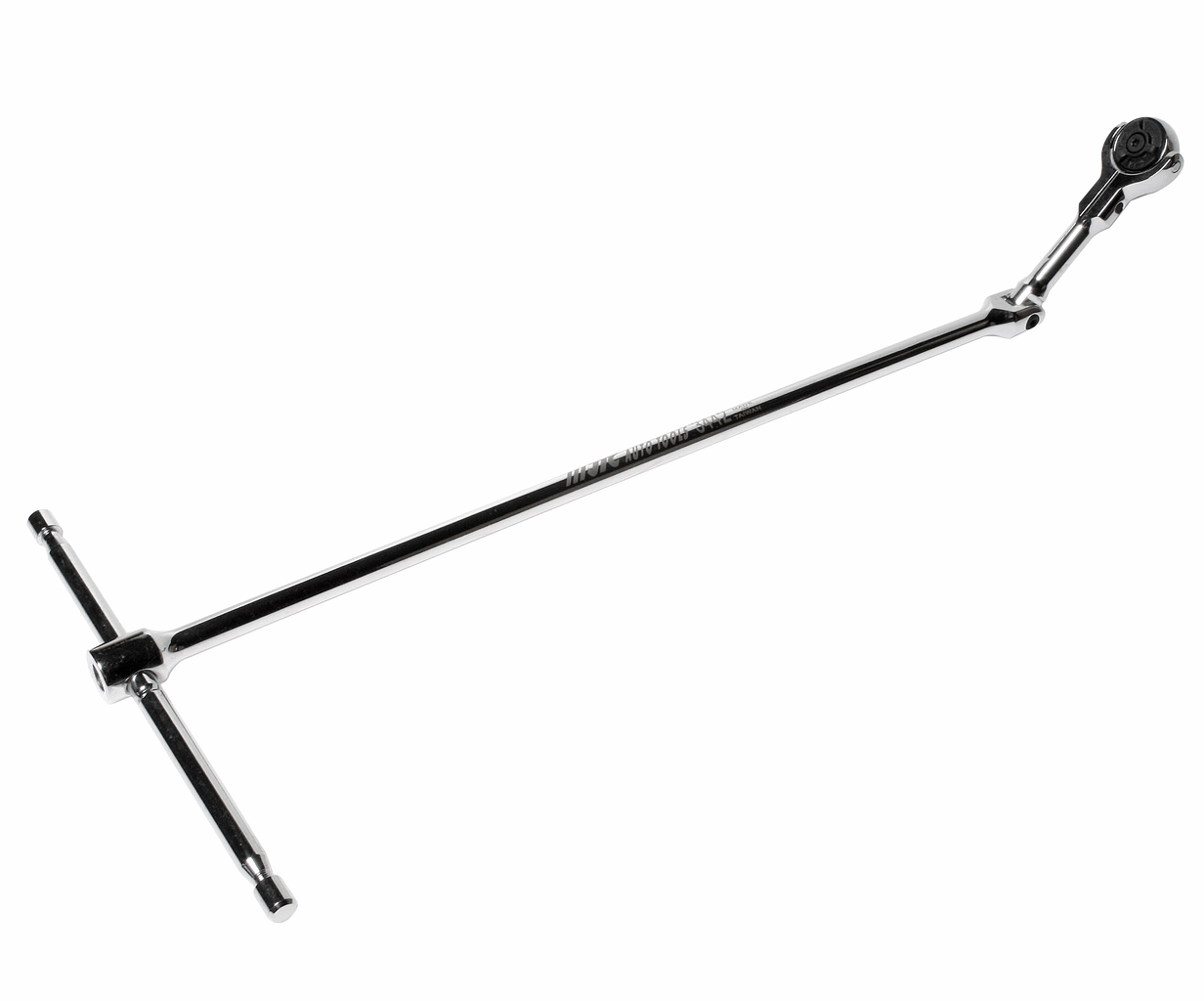 Вороток 1/4" L=460мм Т-образный с поворотной трещеткой 72 зуба JTC