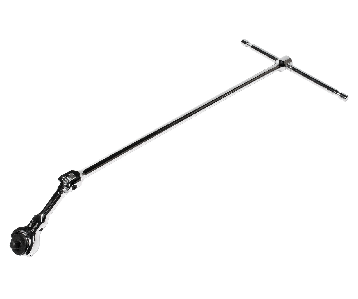 Вороток 1/4" L=460мм Т-образный с поворотной трещеткой 72 зуба JTC