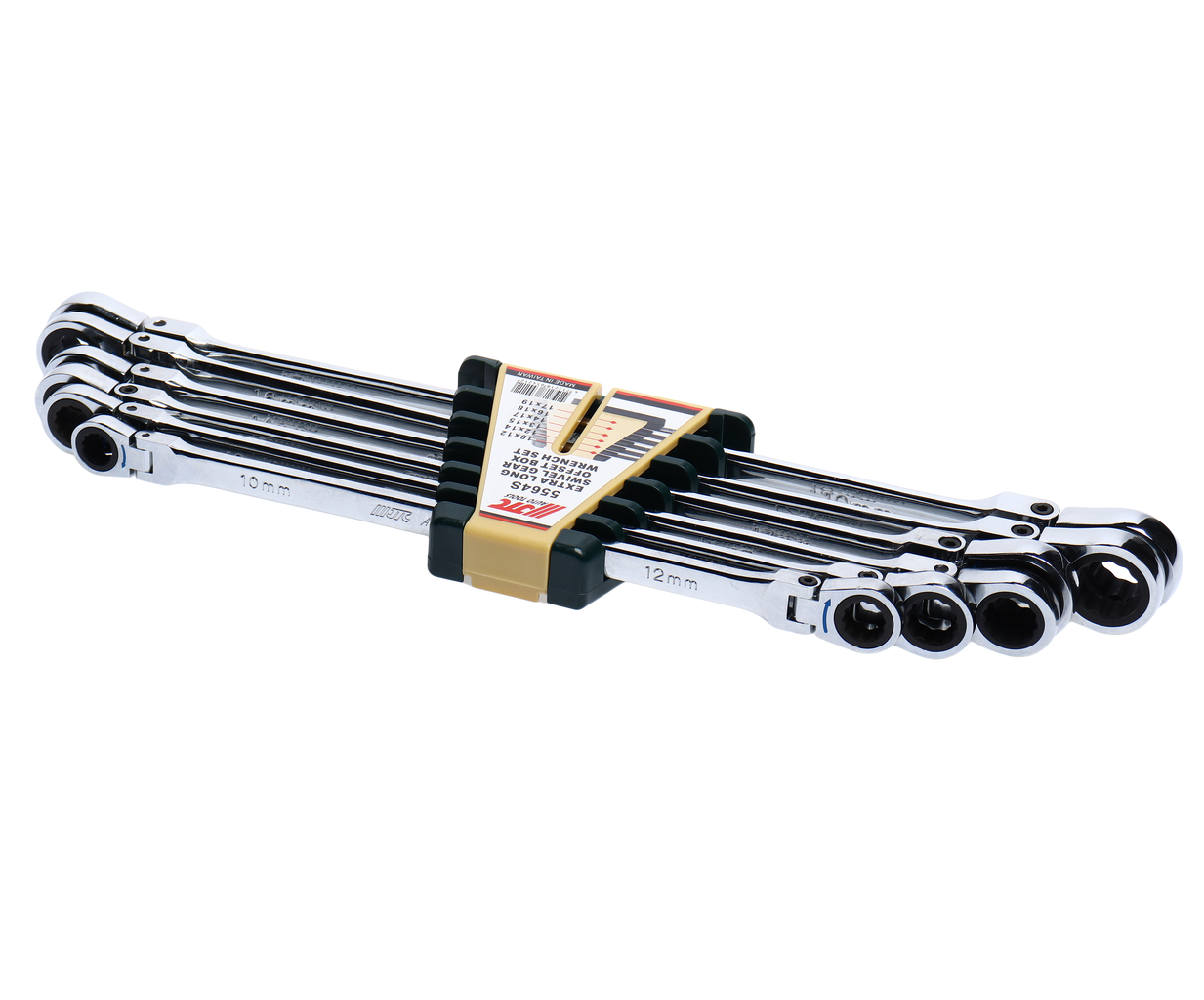 Набор ключей накидных трещоточных удлиненных JTC