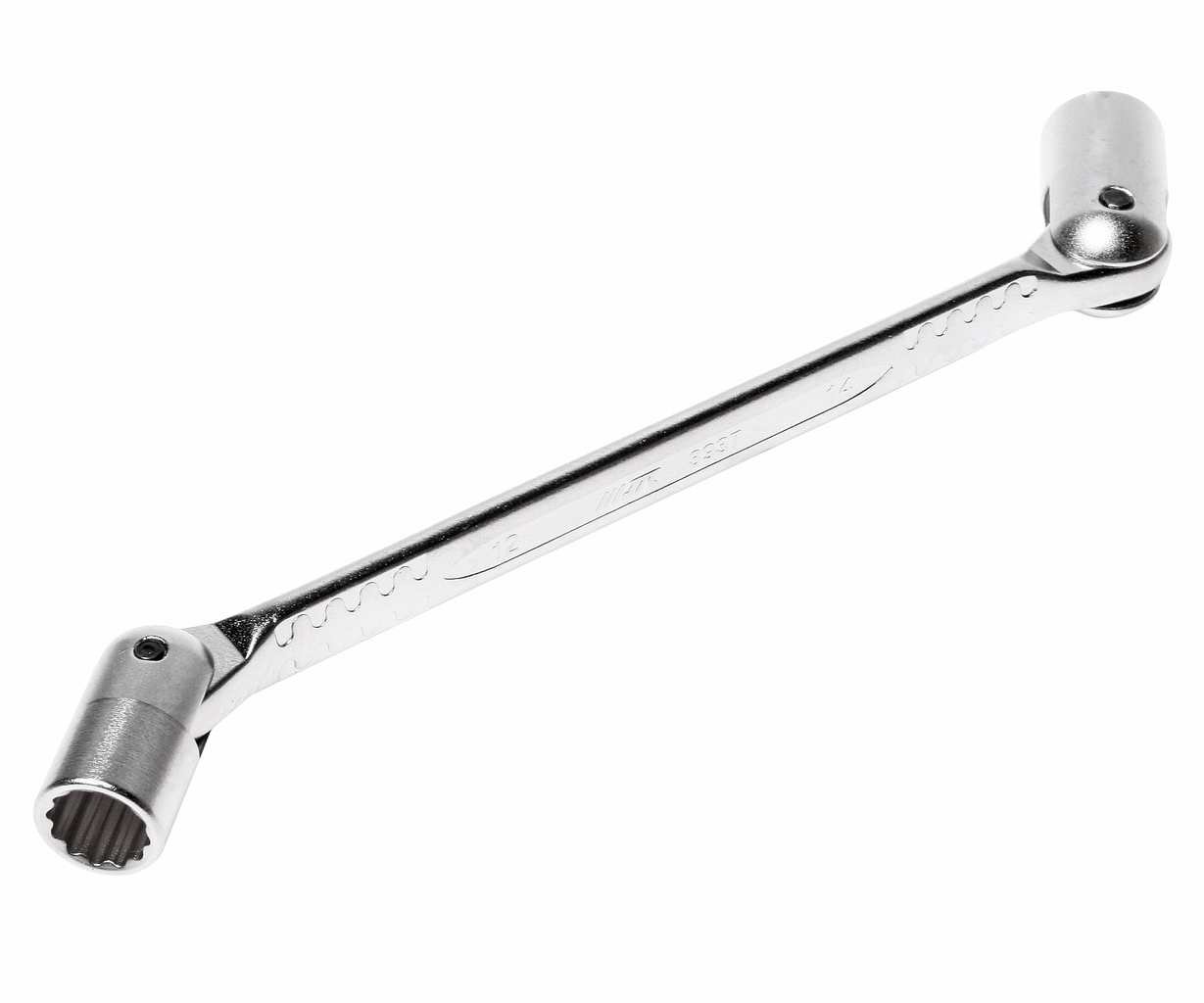 Ключ торцевой прямой 12х14мм шарнирный L=222мм JTC