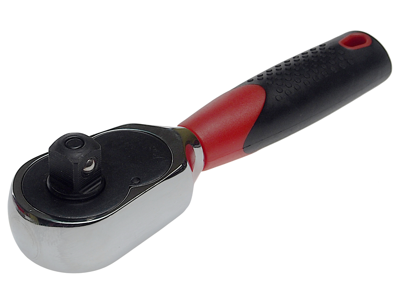 Ключ трещотка 3/8" 45 зубьев 120мм резиновая рукоятка JTC