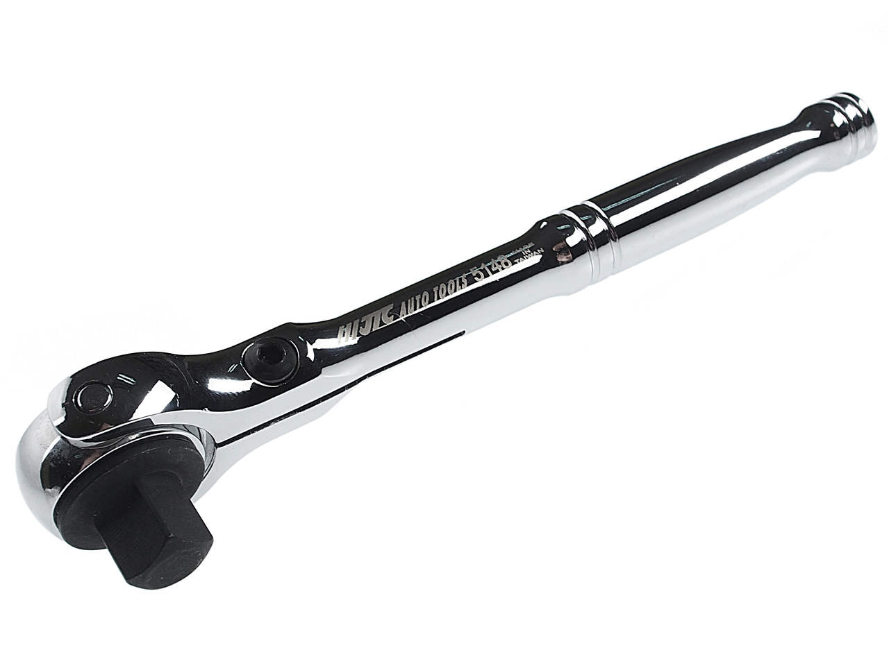 Ключ трещотка 3/8" 72 зуба 146мм шарнирный металлическая рукоятка JTC