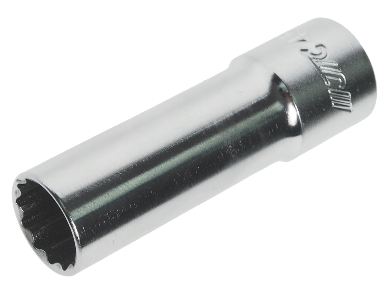 Головка свечная 1/2" 14мм 12-ти гранная с резиновым фиксатором JTC