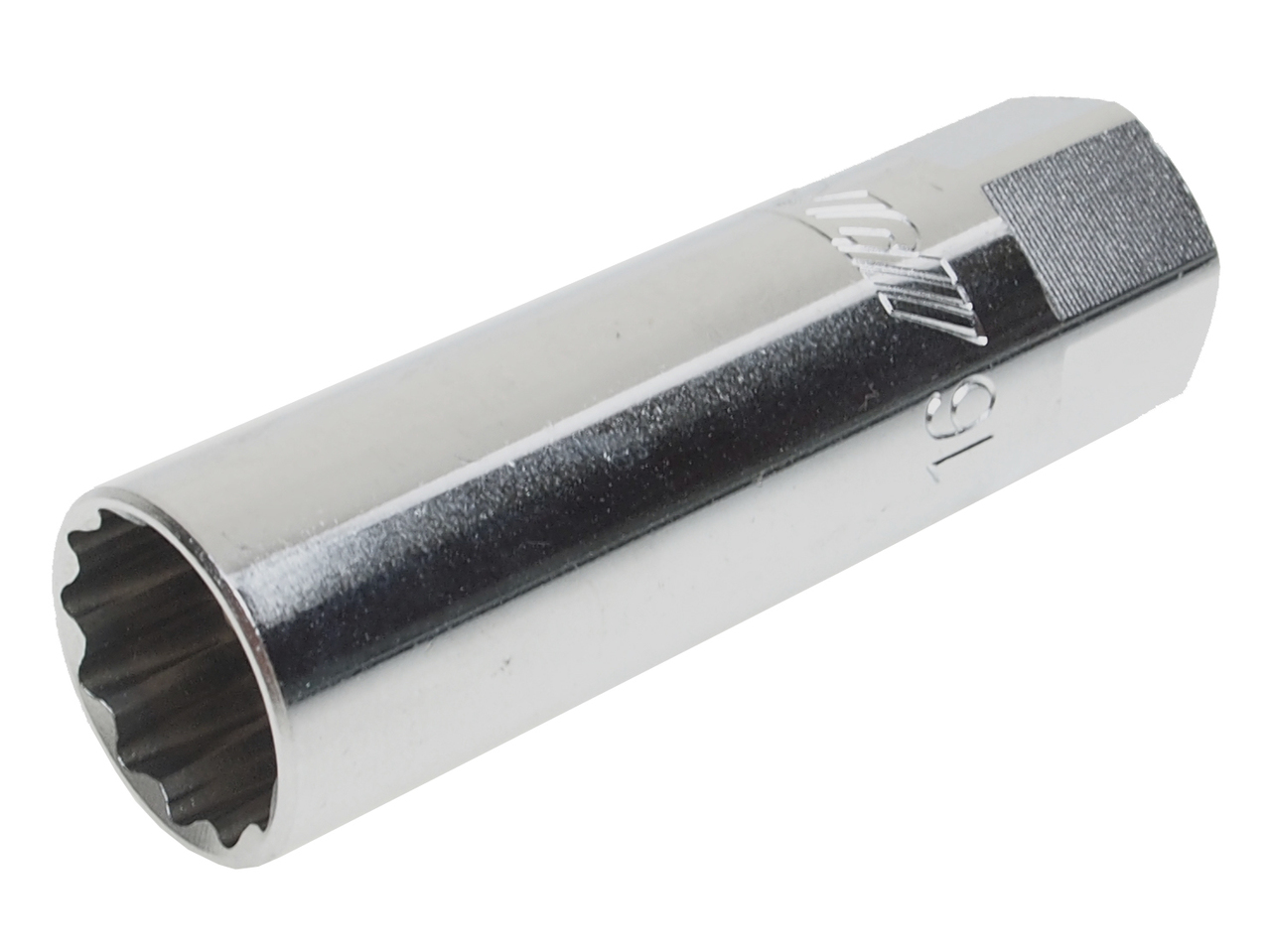 Головка свечная 3/8" 16мм 12-ти гранная с пружинным фиксатором JTC