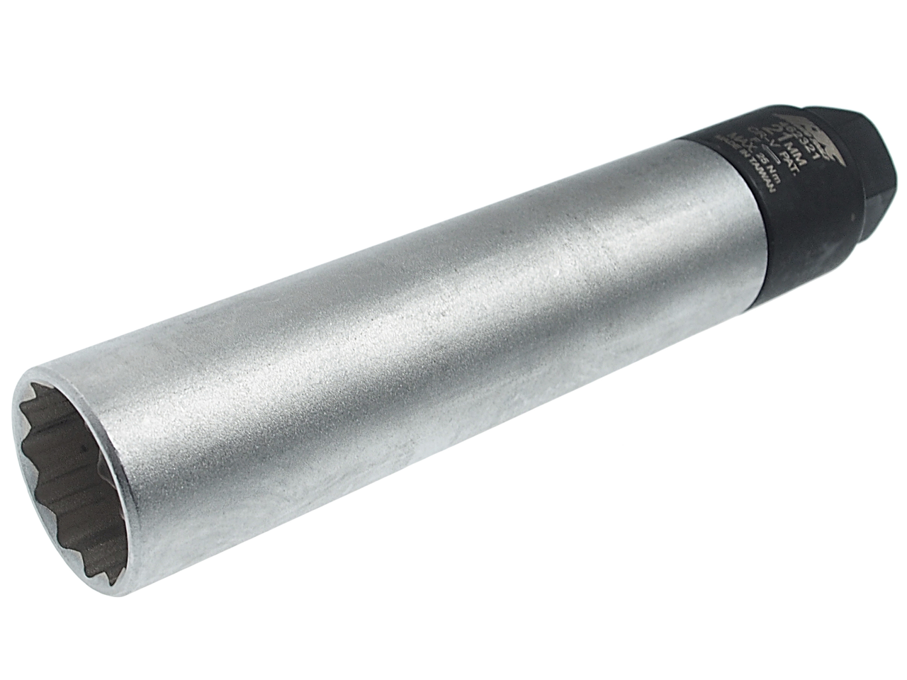 Головка свечная 3/8" 21мм 12-ти гранная с фиксированным усилием затяжки JTC