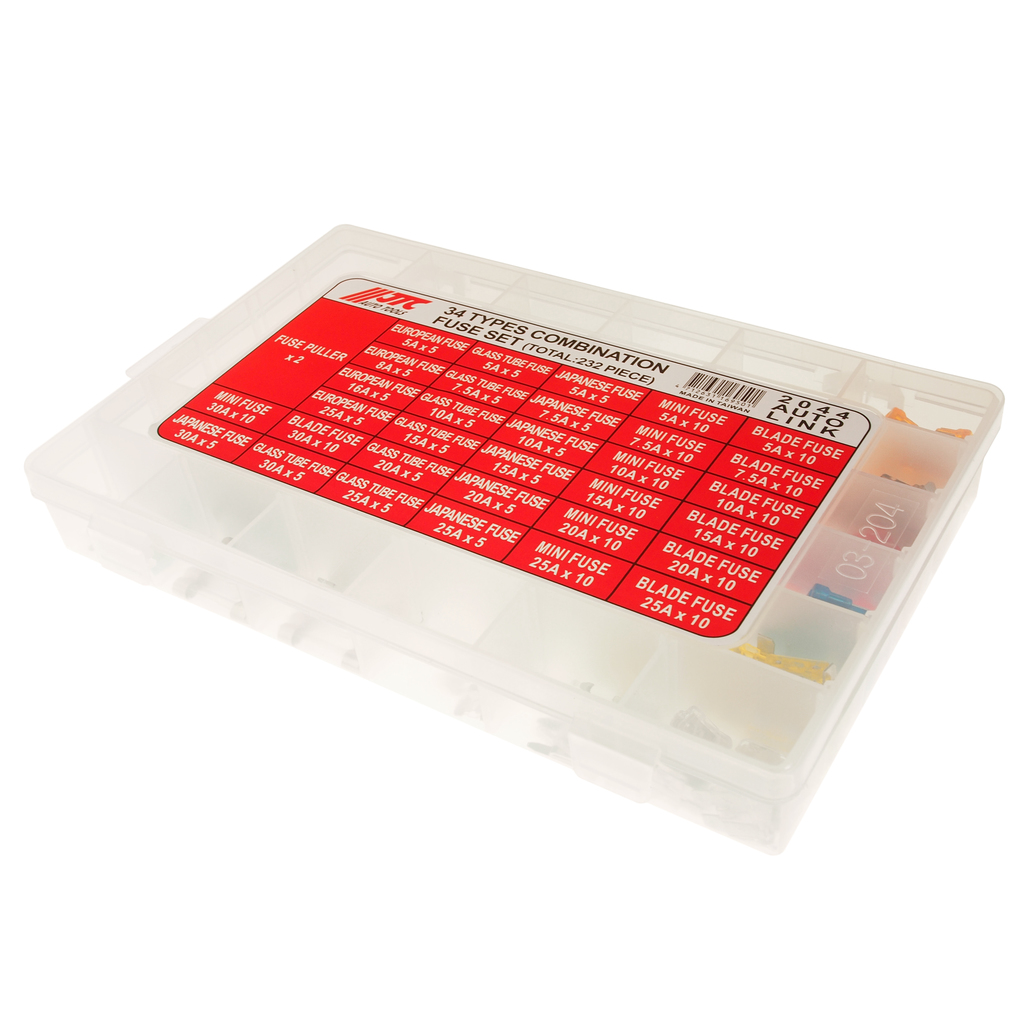 Предохранитель 232шт. (34 вида) в боксе JTC