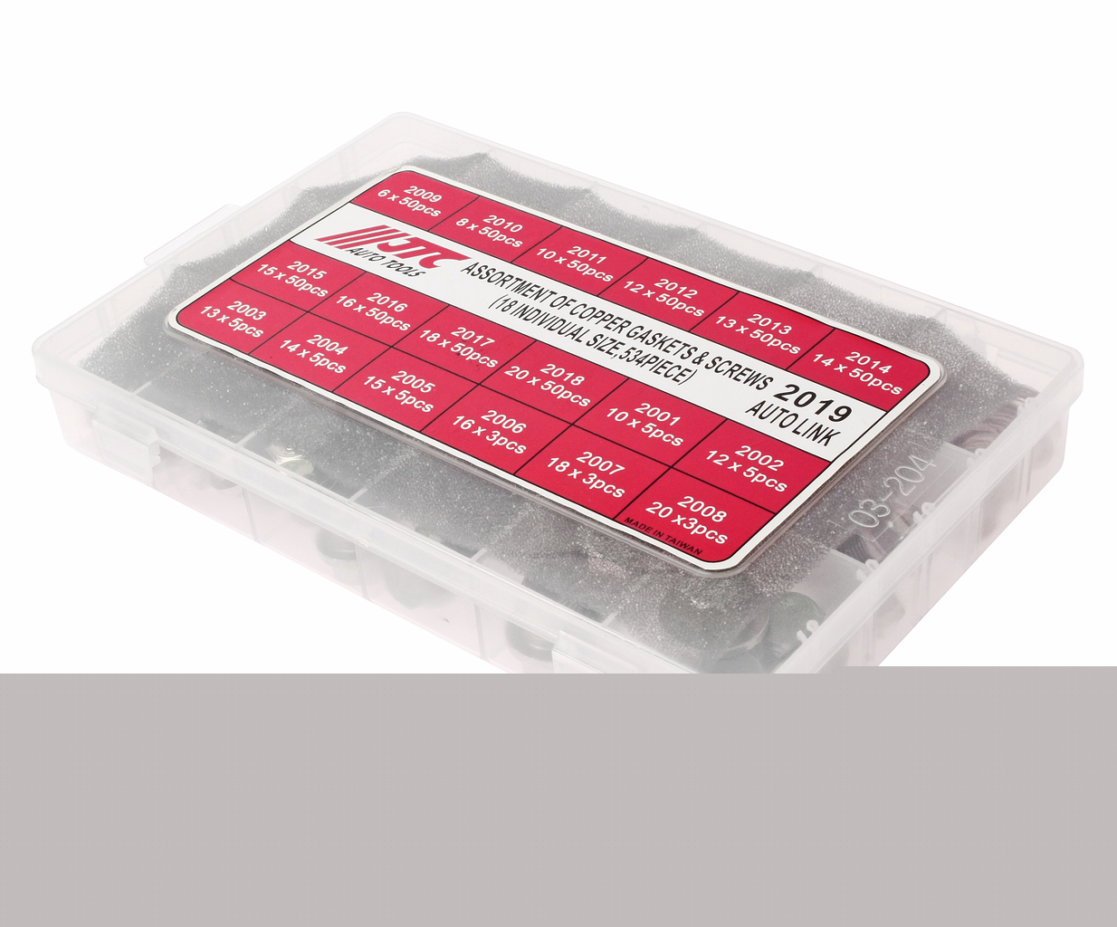 Шайба медная и пробка поддона картера (в боксе) 534шт. JTC