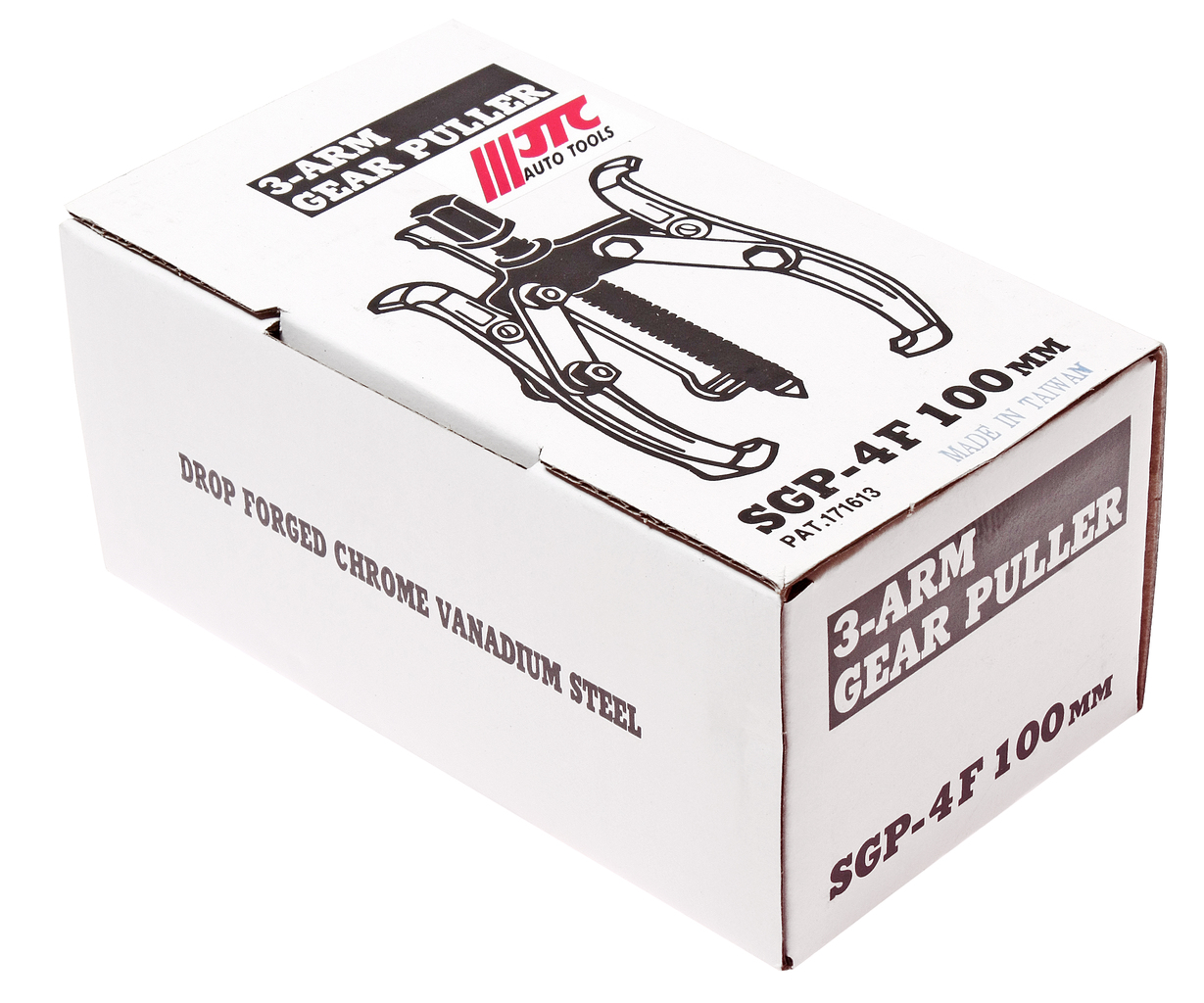 Съемник подшипников 3-х лапый 50-102мм 4" JTC