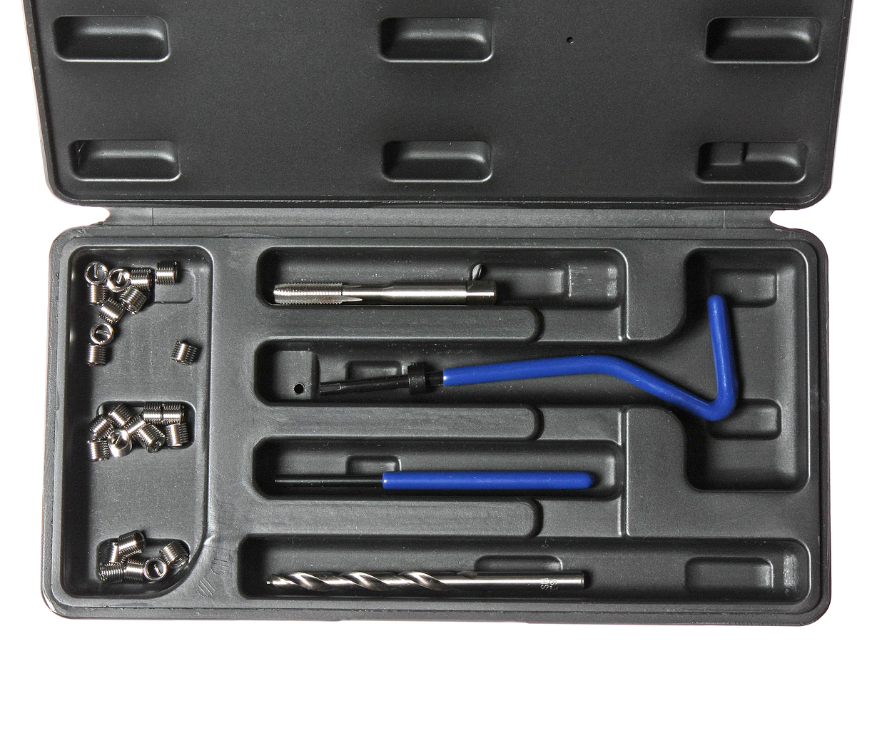 Набор инструментов и вставок для восстановления резьбы М6х1.0мм L=8.0мм 24 предмета JTC
