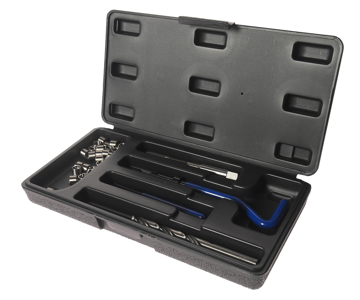 Набор инструментов и вставок для восстановления резьбы М8х1.25мм L=10.8мм 24 предмета JTC