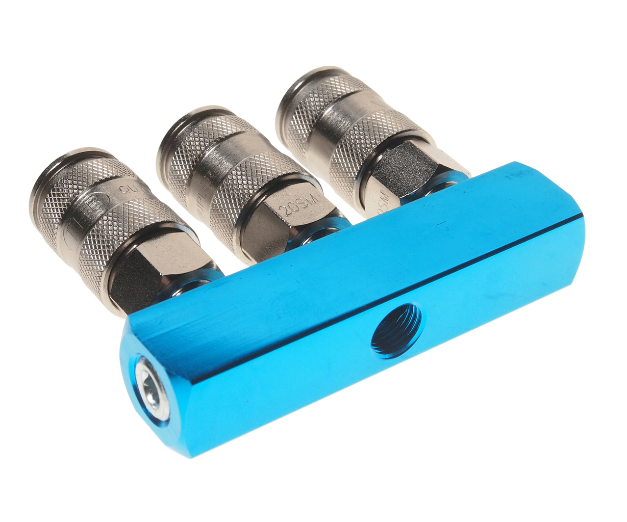 Переходник для компрессора быстросъемный с клапаном тройник JTC