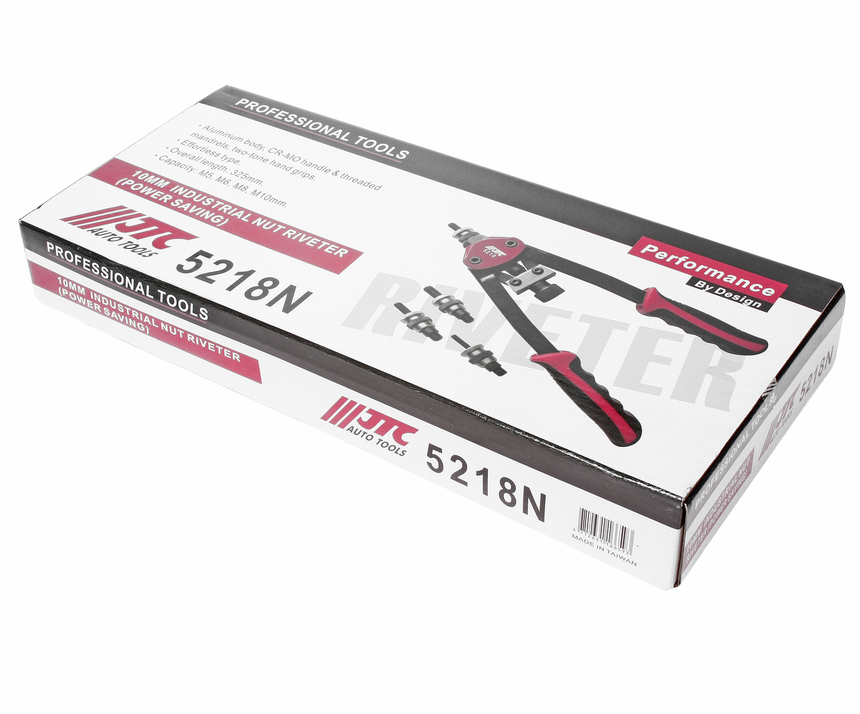 Заклепочник 325мм 5,6,8,10мм ручной резьбовой JTC