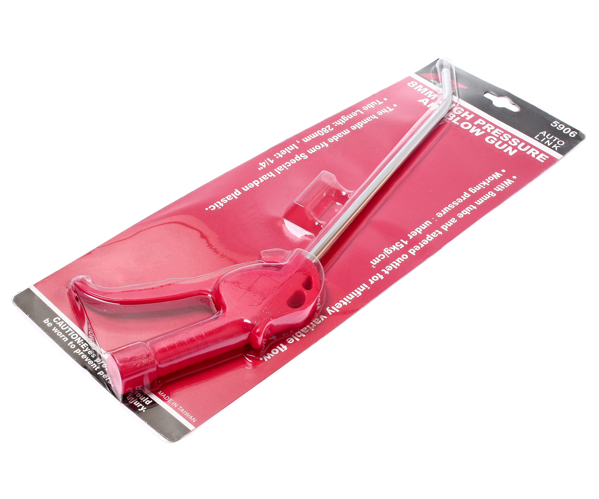 Пистолет продувочный 1/4" длина трубки 280мм 15атм. JTC