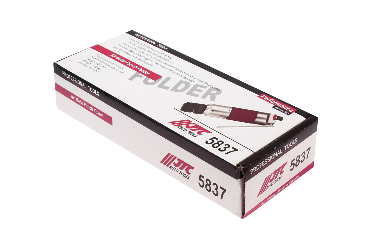 Пробойник-кромкогиб 5мм пневматический для металла до 2.0мм JTC