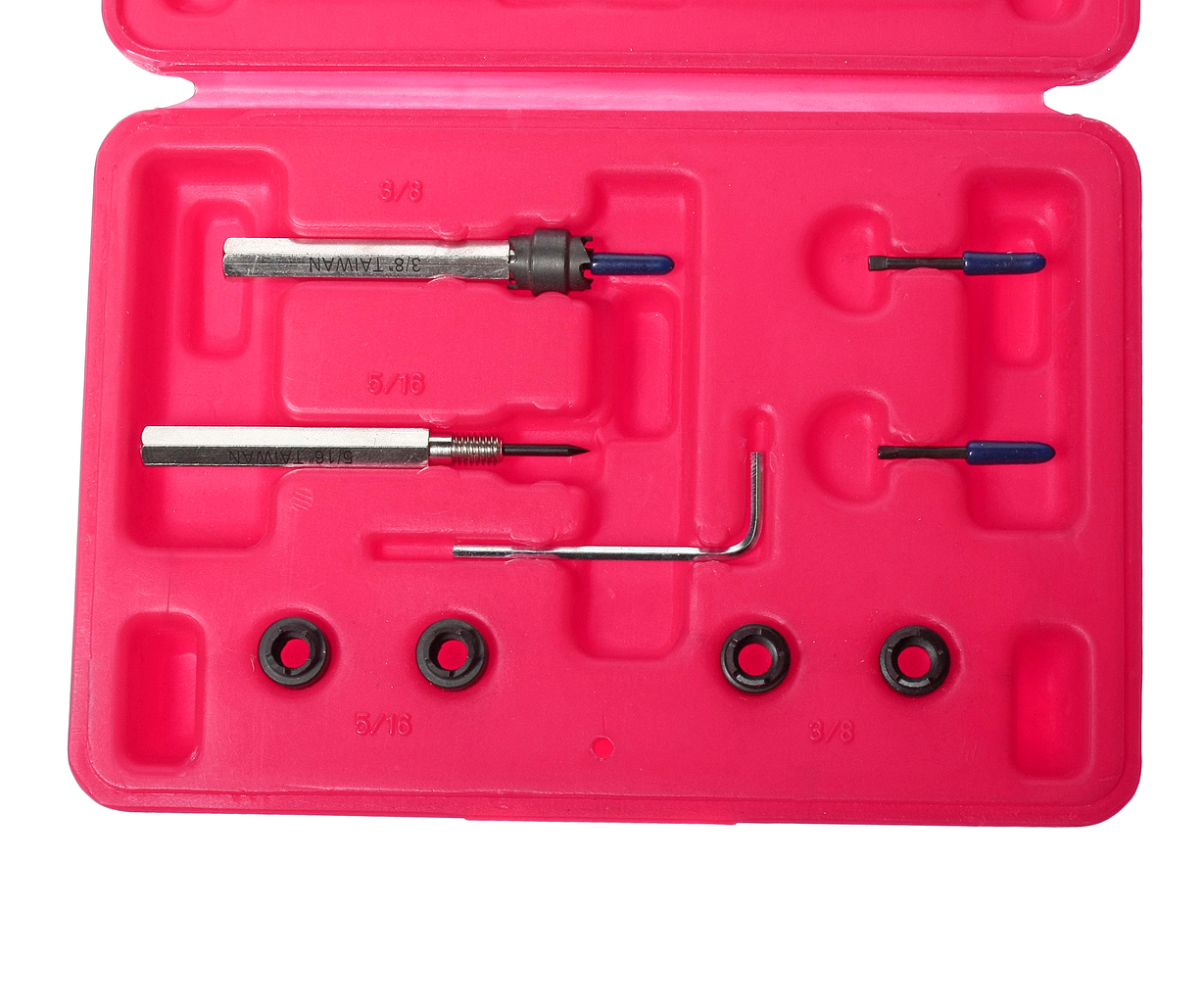 Набор инструментов для высверливания сварочных точек в кейсе JTC