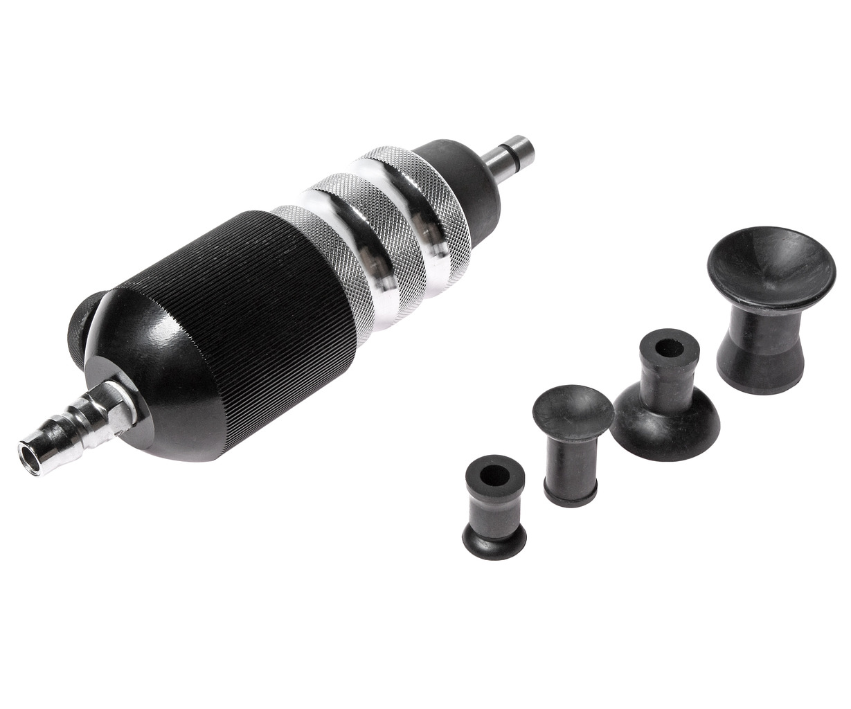 Машинка пневматическая для притирки клапанов 3000об/мин., 90PSI, L=154мм (4 насадки 15-35мм) JTC