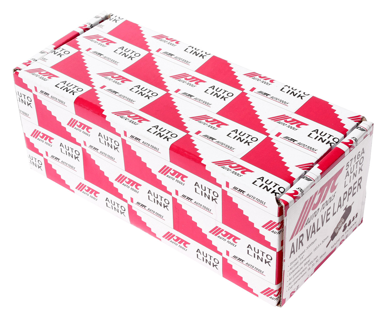 Машинка пневматическая для притирки клапанов 3000об/мин., 90PSI, L=154мм (4 насадки 15-35мм) JTC