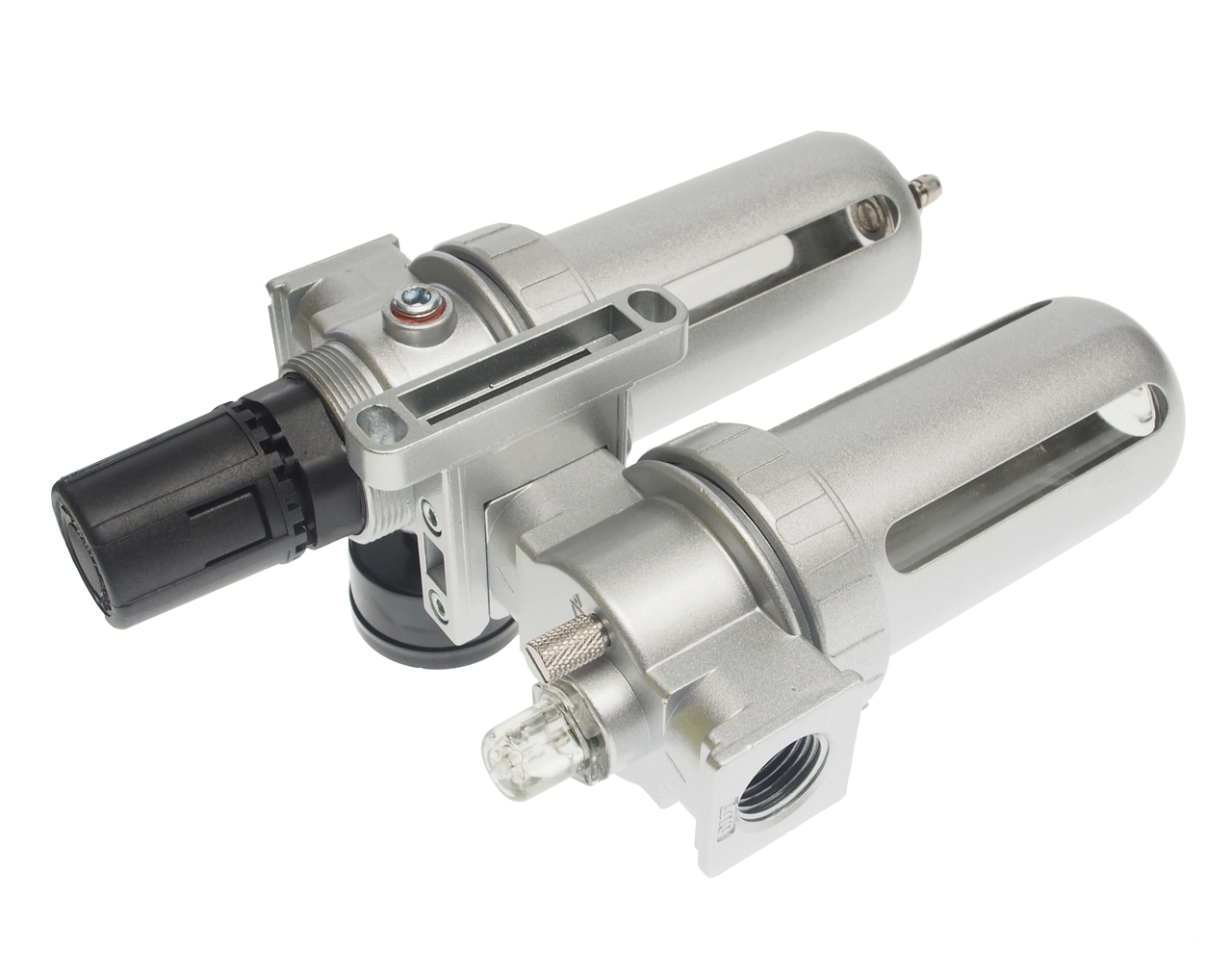 Блок подготовки воздуха (лубрикатор,осушитель) 1/2" металл. переключ. 215PSI 3000л/мин. 150 мл JTC