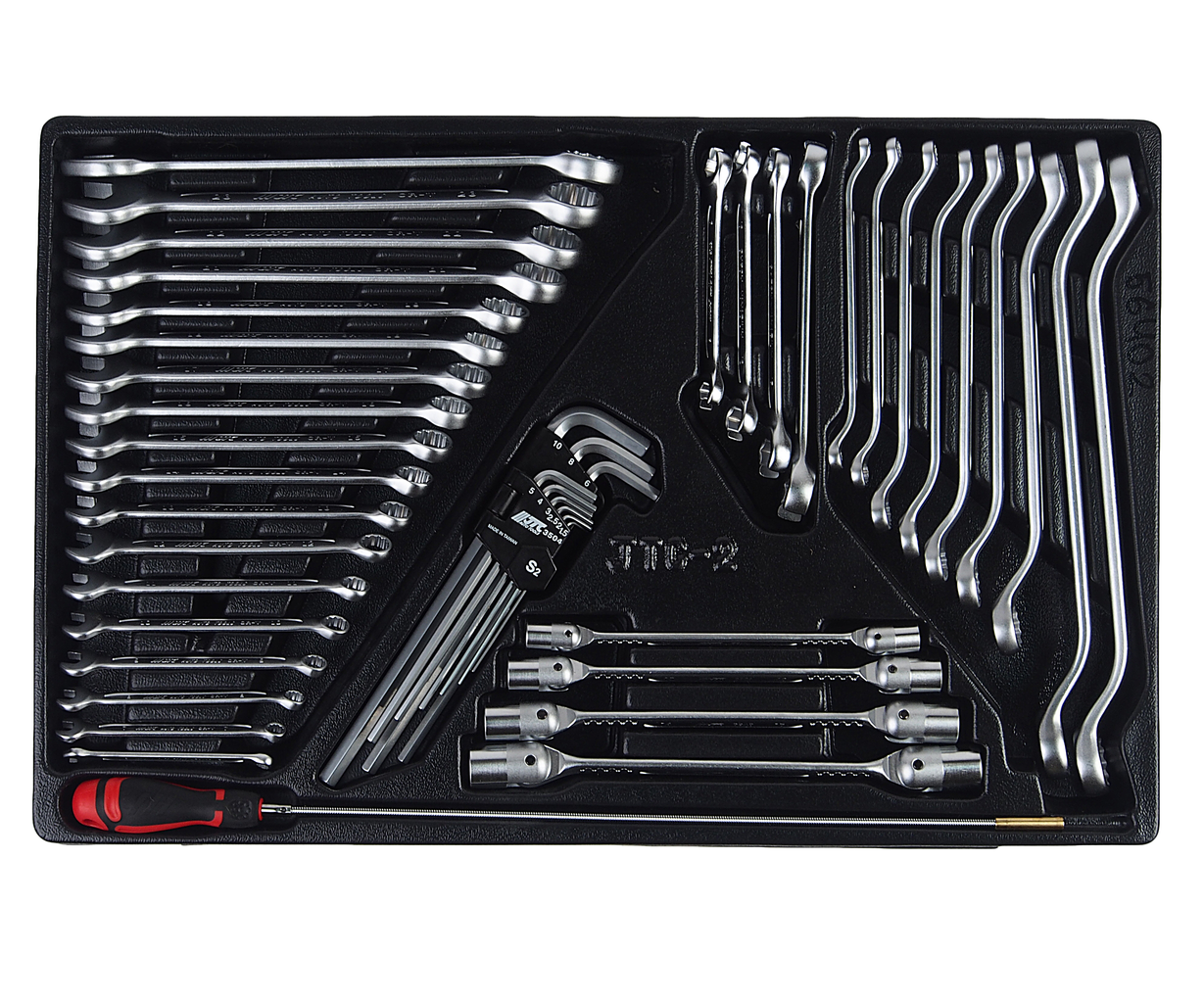 Набор инструментов для тележки инструментальной JTC-5640 (2-я секция) 45 предметов JTC