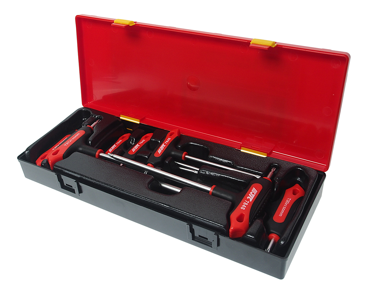 Набор ключей TORX Т10Н-Т40Н Т-образных 7 предметов JTC