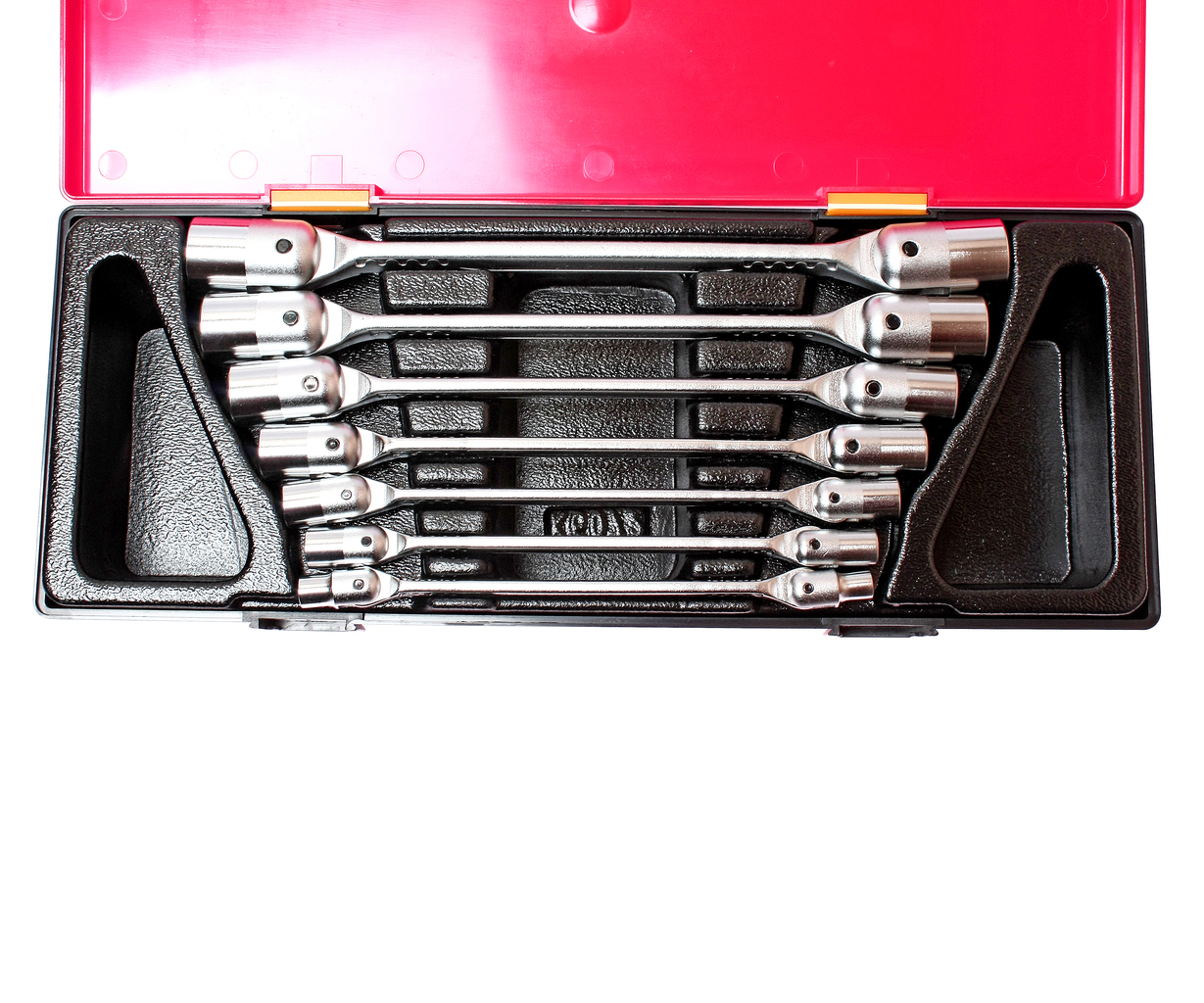 Набор ключей торцевых 6-19мм шарнирных 7 предметов в кейсе JTC