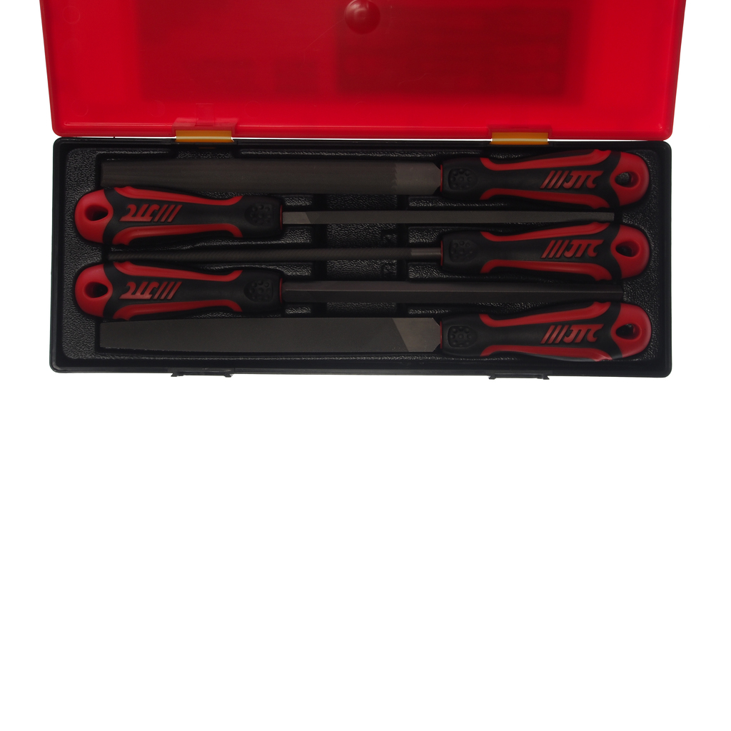 Набор напильников 203мм 5 предметов в кейсе JTC