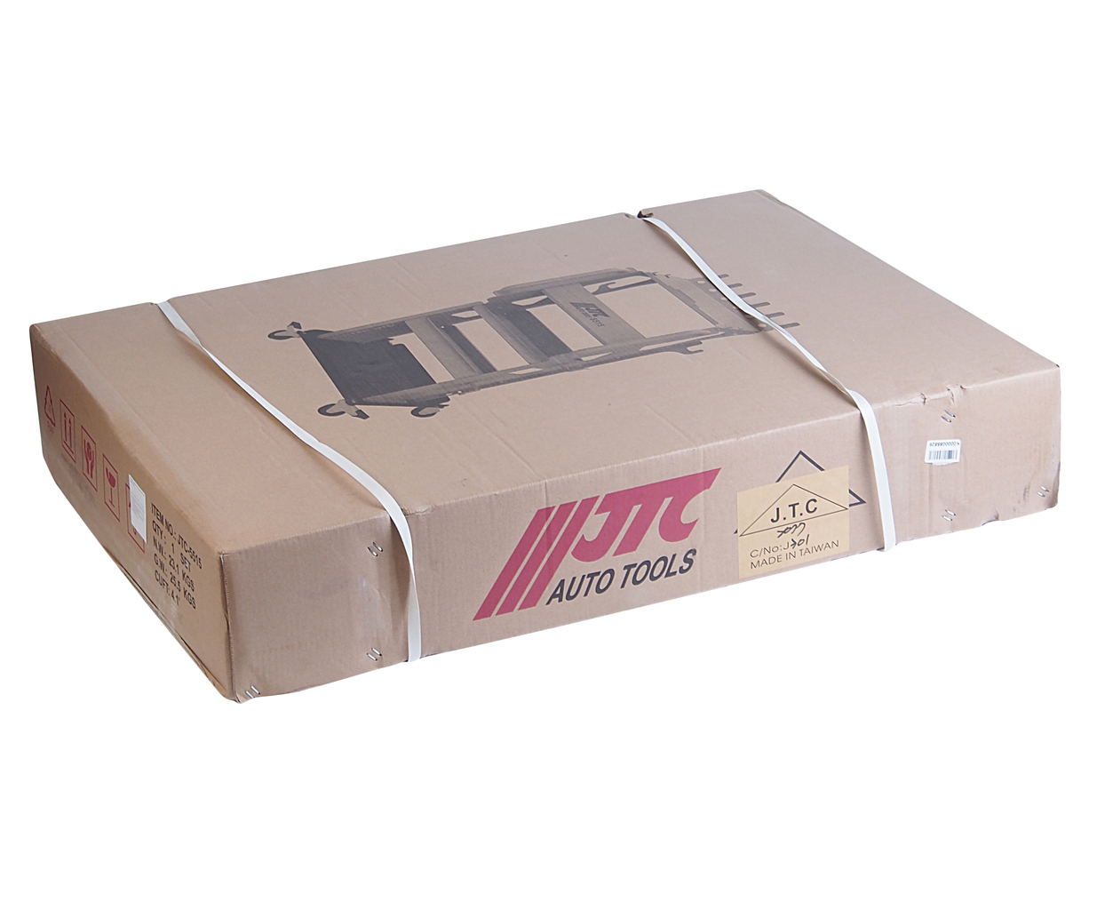 Тележка инструментальная 4 секции для диагностического оборудования JTC