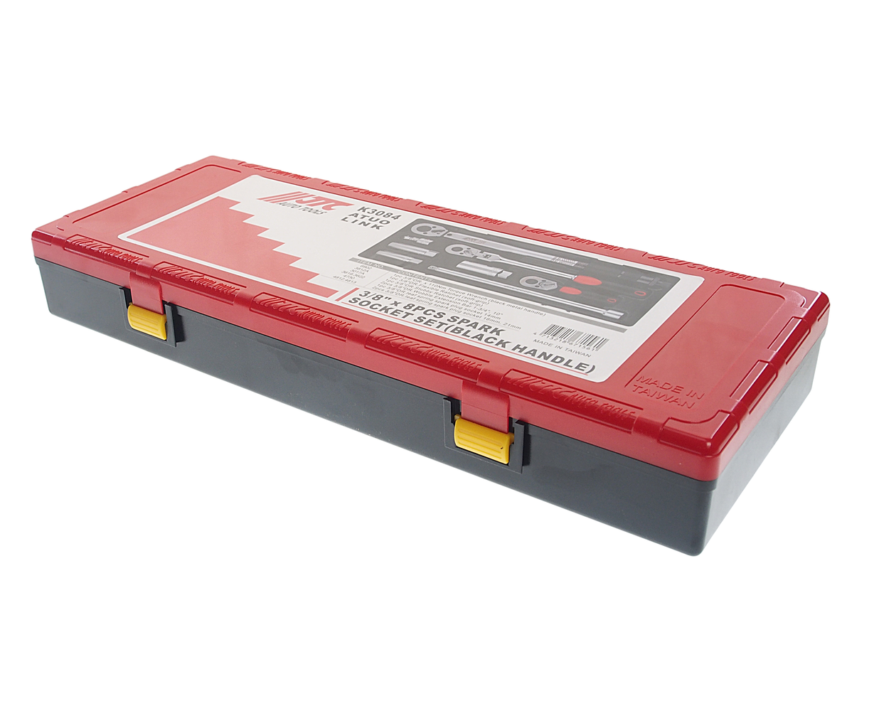 Набор головок для свечей зажигания с динамометрическим ключом 3/8" 8 предметов в кейсе JTC