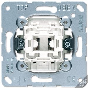 Выключатель 1-клавишный  (1-полюсный). Механизм. 20A 250V