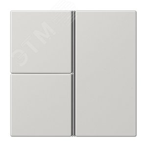 Набор клавиш для сенсорного модуля KNX, тройной,  светло-серый