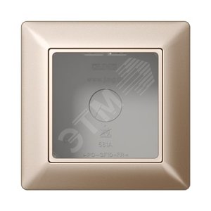 Коробка для накладного монтажа 1-я с негорючим основанием, в комплекте с рамкой  для установки устройств и накладок серии A  для горизонтальной/вертик