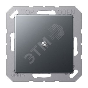 Кабельный вывод с разгрузкой натяжения (с несущей платой)  Серия A500  Материал- термопласт  Цвет- матовый антрацит