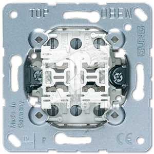 Переключатель 2-клавишный (проходной). Механизм. 10A 250V