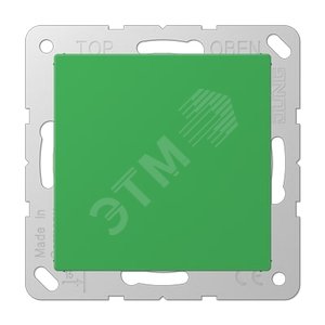 Крышка для произвольных отверстий (с несущей платой)  Серия A500  Материал- термопласт  Цвет- зеленый